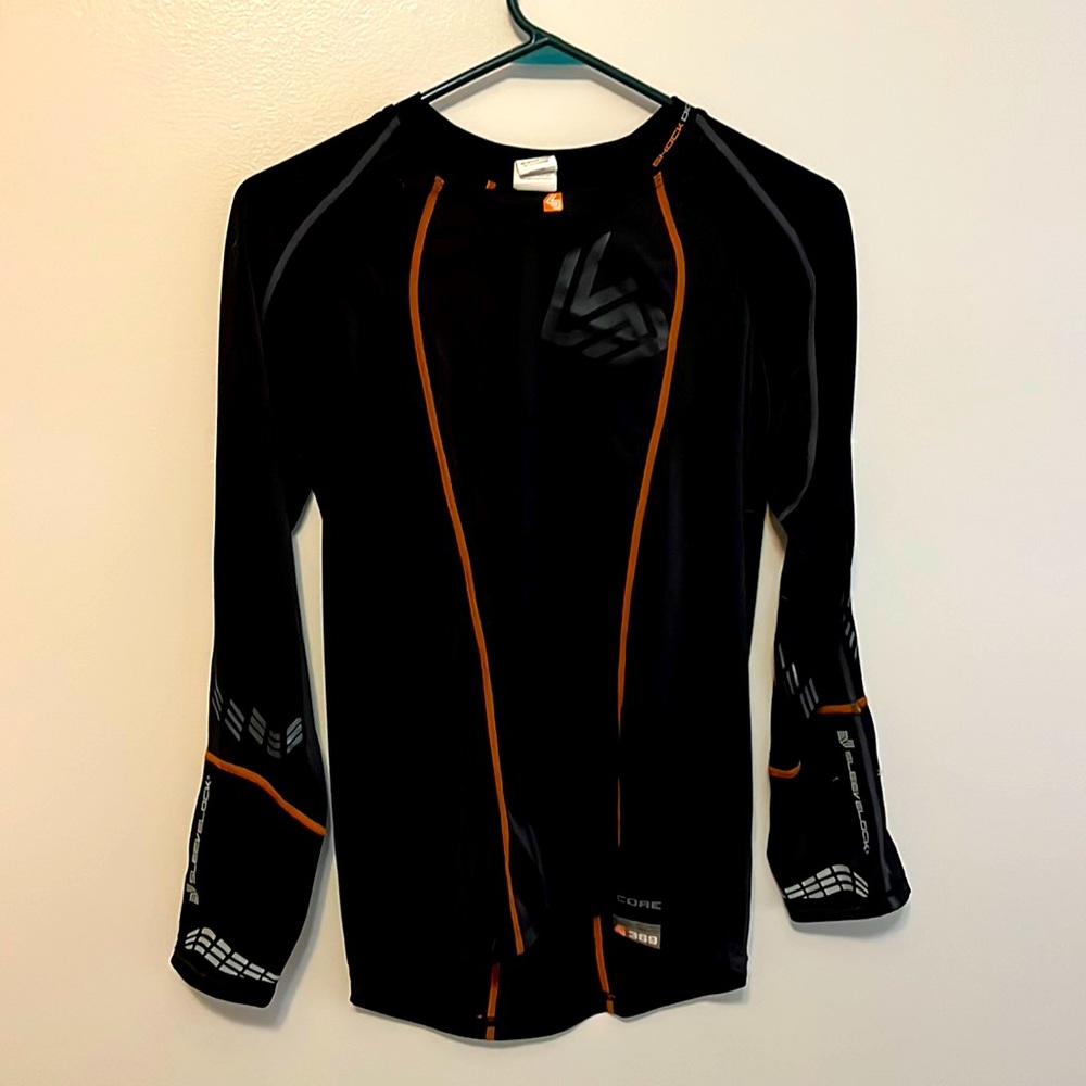 Shirt for under hockey chest pads